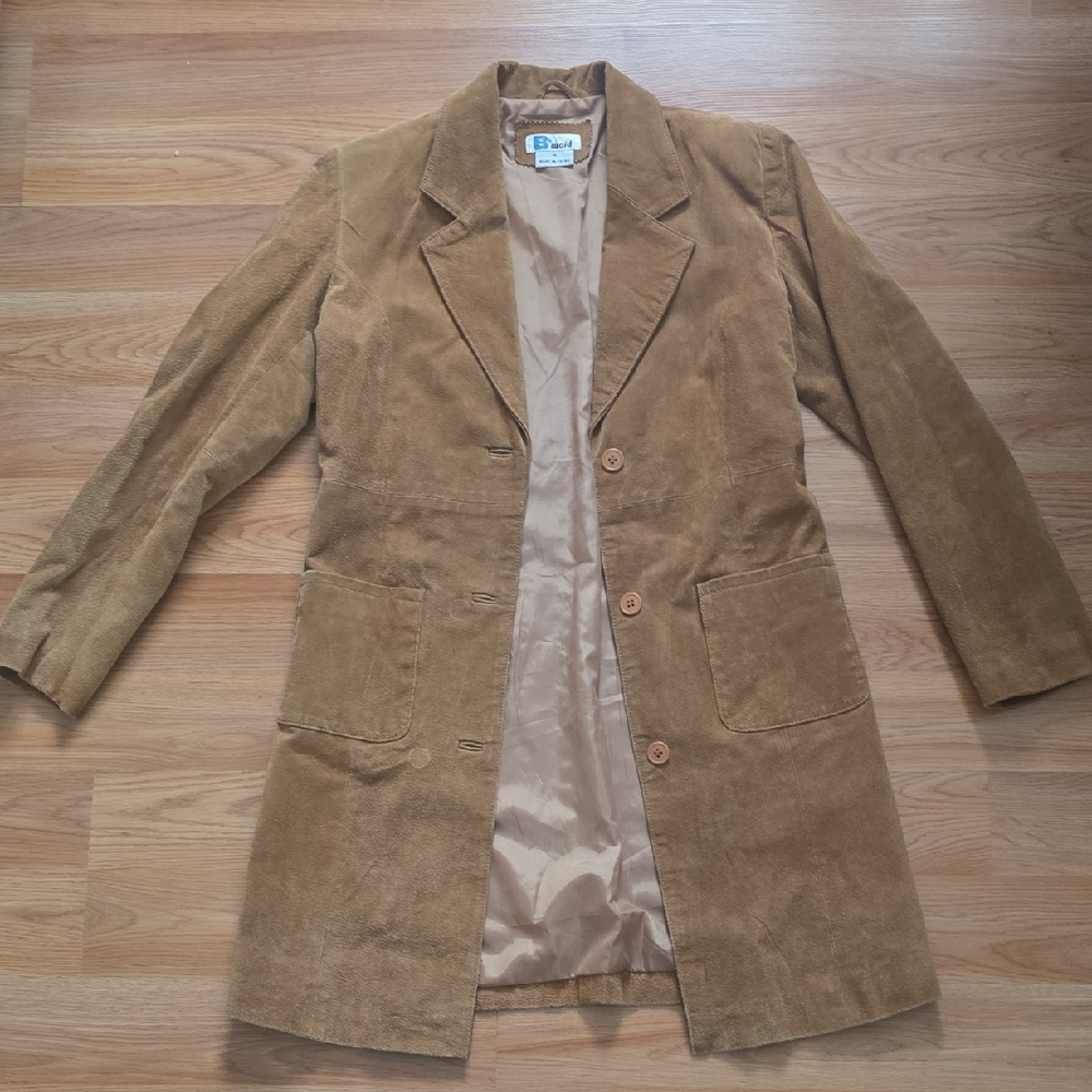 Vintage Suede Tan Coat